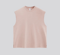 Heavyweight sleeveless crewneck tank top, dusty rose